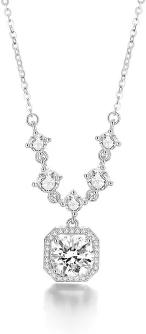 1 Carat Diamond Necklaces For Women IGI Certified Lab Grown Diamond, Birthday, Engagement, Anniversary, Wedding Jewelry Gift For Women