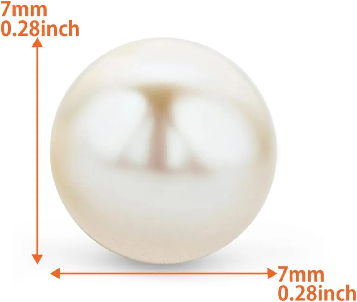 14K / 10K Gold Freshwater Pearl Stud Earrings – Classic Real Pearl Earrings for Women – Timeless & Elegant Jewelry – Perfect for Anniversary, Birthday, Wedding - Jewelry for Women
