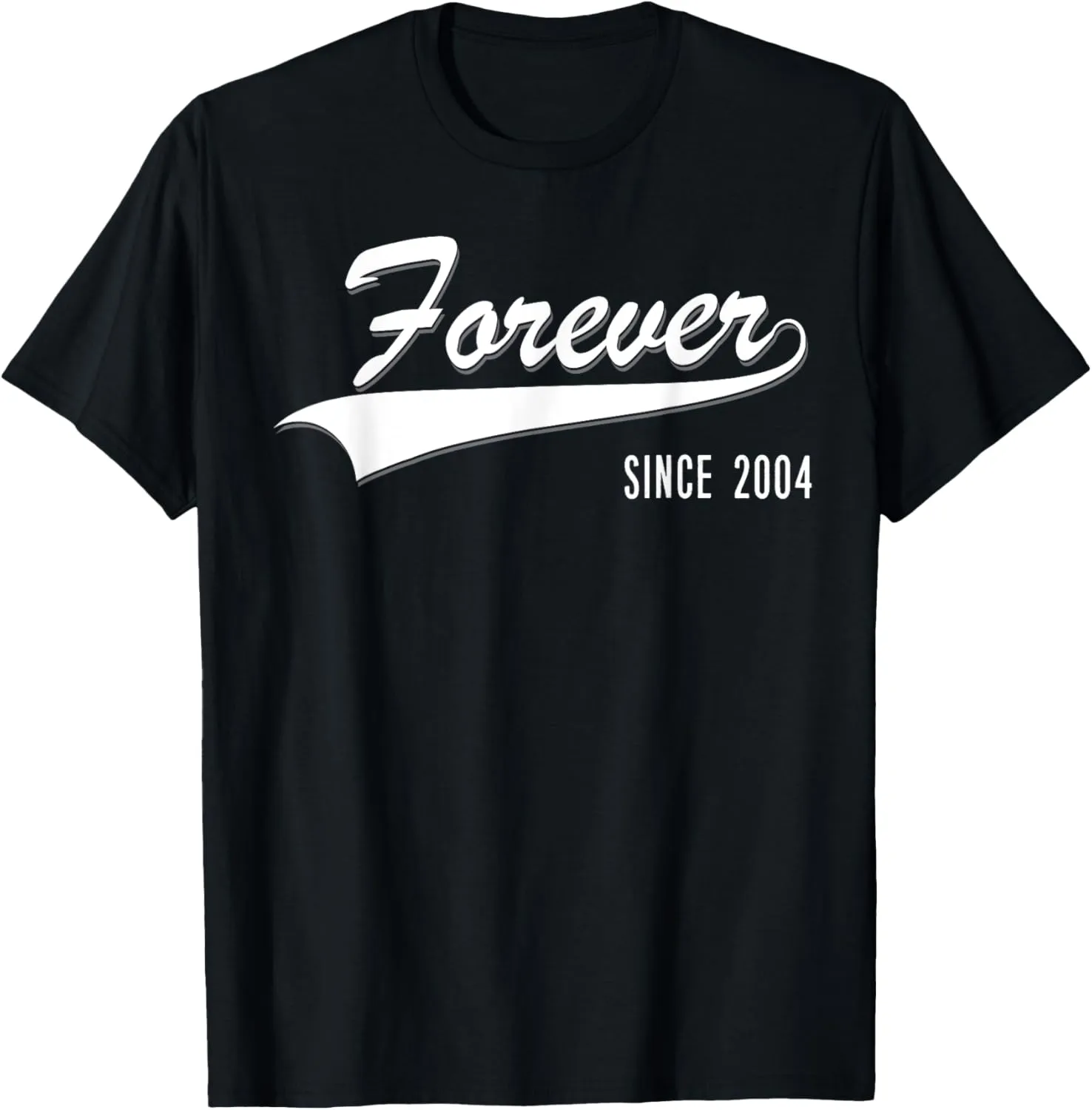 17th Wedding Anniversary couple gift Forever since 2004 T-Shirt