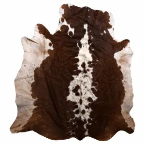 208-9 Cow Skin Hair on Hide 100% Pure Cow Hide Large Decorative/Carpet/Rug/Wall Leather