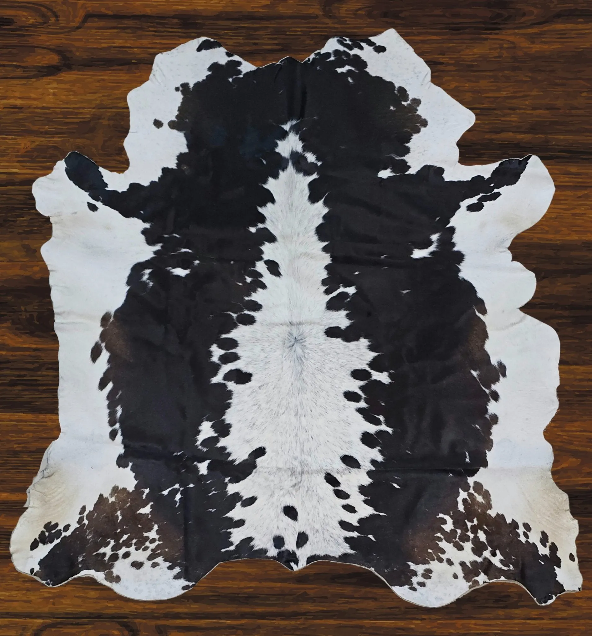 241-13 Cow Skin Hair on Hide 100% Pure Cow Hide Large Decorative/Carpet/Rug/Wall Leather