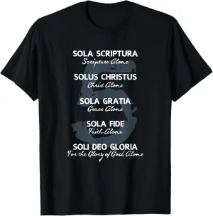 5 Solas Reformation T-Shirt T-Shirt