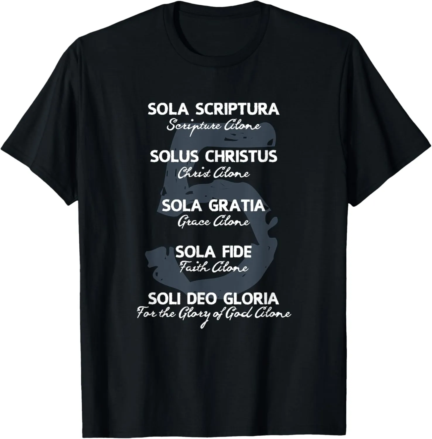 5 Solas Reformation T-Shirt T-Shirt