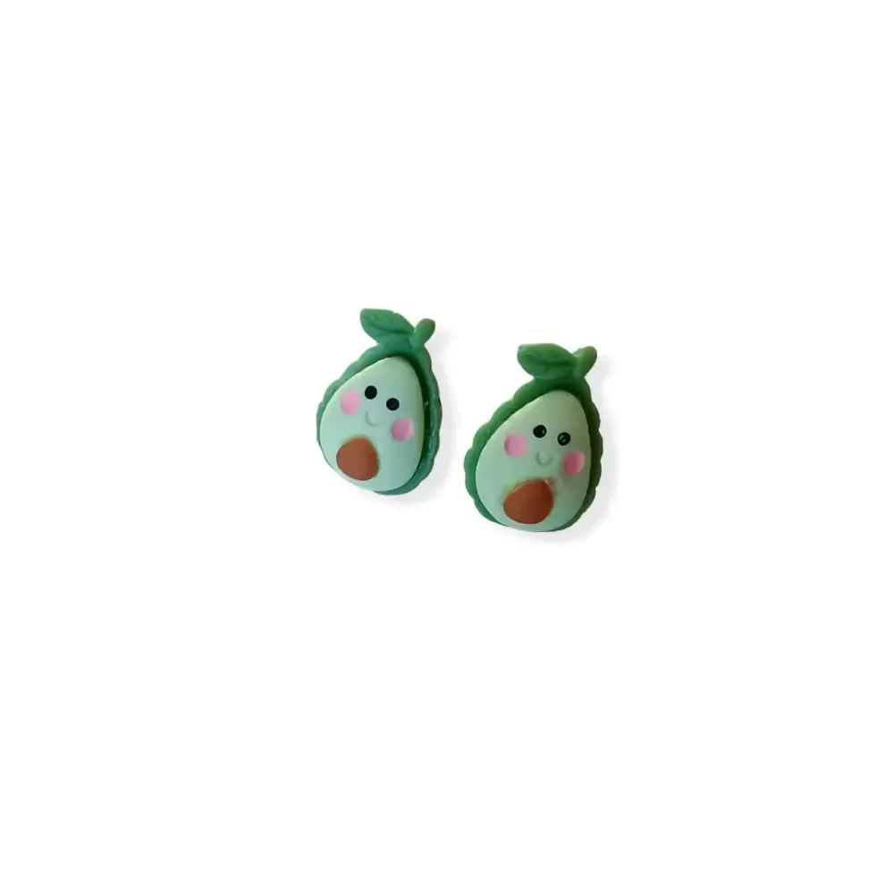 Adorable Baby Avocado Resin Earrings - A Unique, Fun, and Quirky Accessory!