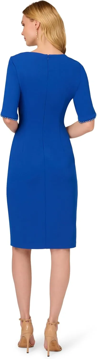 Adrianna Papell Women's Off Shoulder Cape Dress