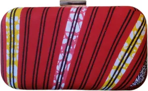 Ahiastring African clutch purse/kente purse/Ankara fabric clutch purse/Tribal clutch purse/Multicolor purse