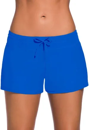 Aleumdr Womens 3" Waistband Swimsuit Bottom Boy Shorts Swimming Panty(Available in Plus)