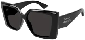 Alexander McQueen Sunglasses AM 0467 S- 001 Black/Grey