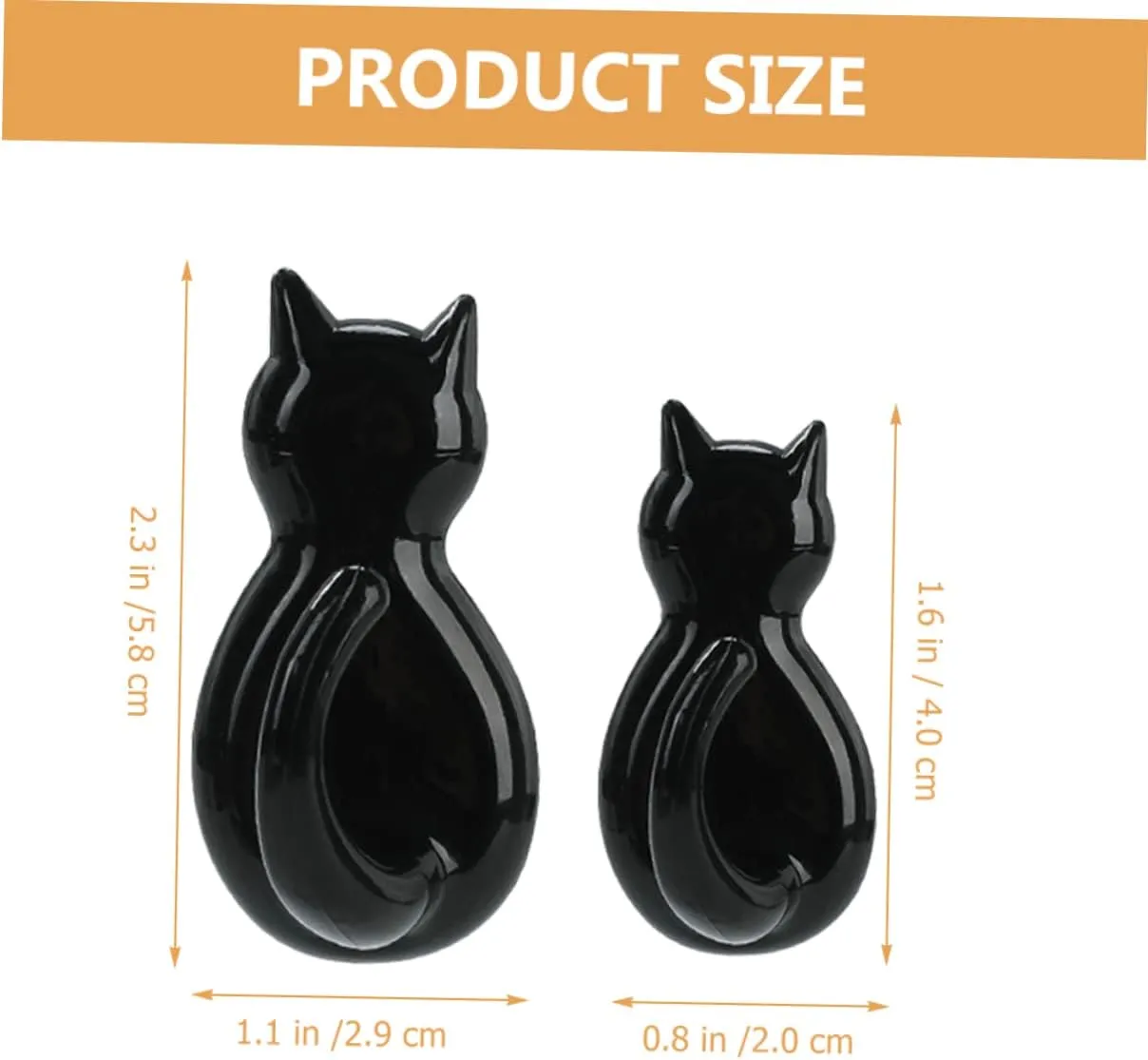Alipis 4pcs Cat Tail Hook Decorative Wall Decorative Hangers for Clothes Coat Holder Hook Cat Tails Wall Mount Black Cartoon Plastic Clothes Hook Wall Hooks Adhesive