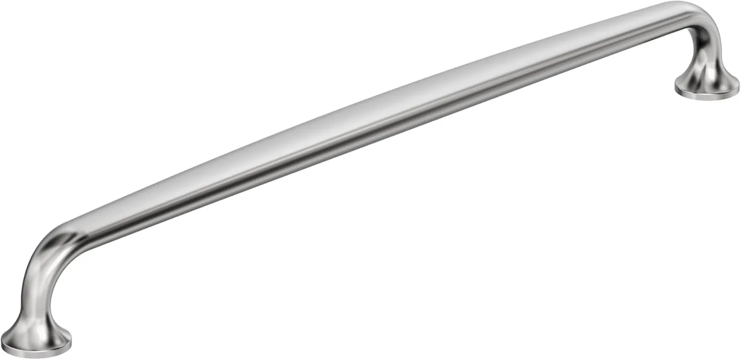 Amerock Renown 10-1/16 inch (256mm) Center-to-Center Polished Chrome Cabinet Pull, BP3698826