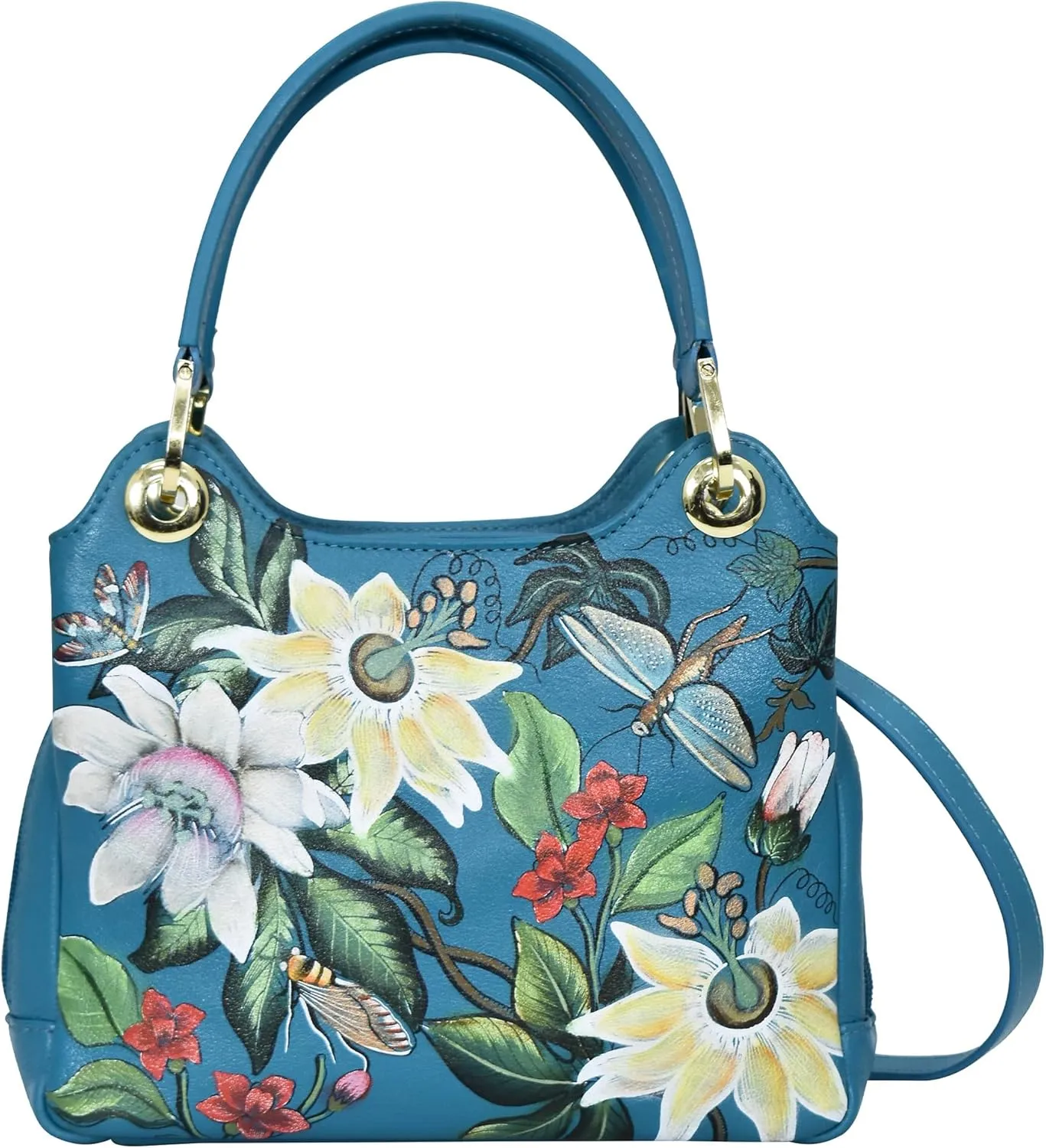 Anuschka Satchel with Crossbody Strap-708