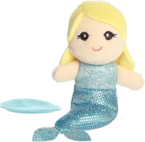 Aurora® Adorable Shoulderkins™ Aquamarine Mermaid™ Stuffed Animal - Adorable Buddy That Can Go Everywhere with You - Perfect for Kids 3  Years and Costumes - 5 Inches