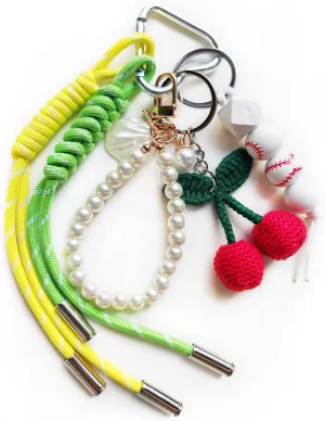 Bag Charms Purse Charm for Handbags Bogg Bags, Cute Keychain Bag Accessories Miltiple Key Chain for Women Girl