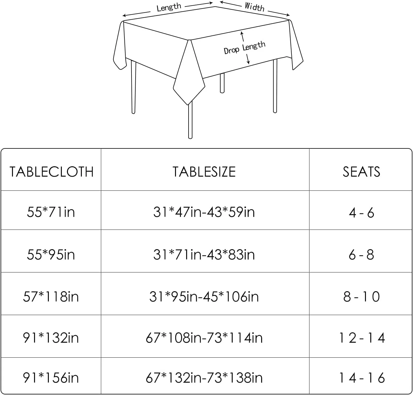 BALCONY & FALCON Rectangle Tablecloth Jacquard Style Water Resistant Table Cover for Dining Kitchen Cafe Parties and Outdoor Use (Beige, 57 x 118 inch)