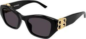 Balenciaga BB0311SK Black/Dark Grey 53/21/140 women Sunglasses