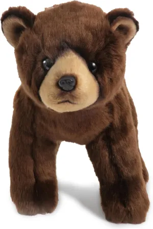 Bearington Grizby The Brown Bear: 13 Inches Tall, Realistic Plush Stuffed Animal Toy with Ultra-Soft Faux Fur, Premium Fill, Expressive Face and Floppy Body; Great Gift for Animal Lovers of All Ages