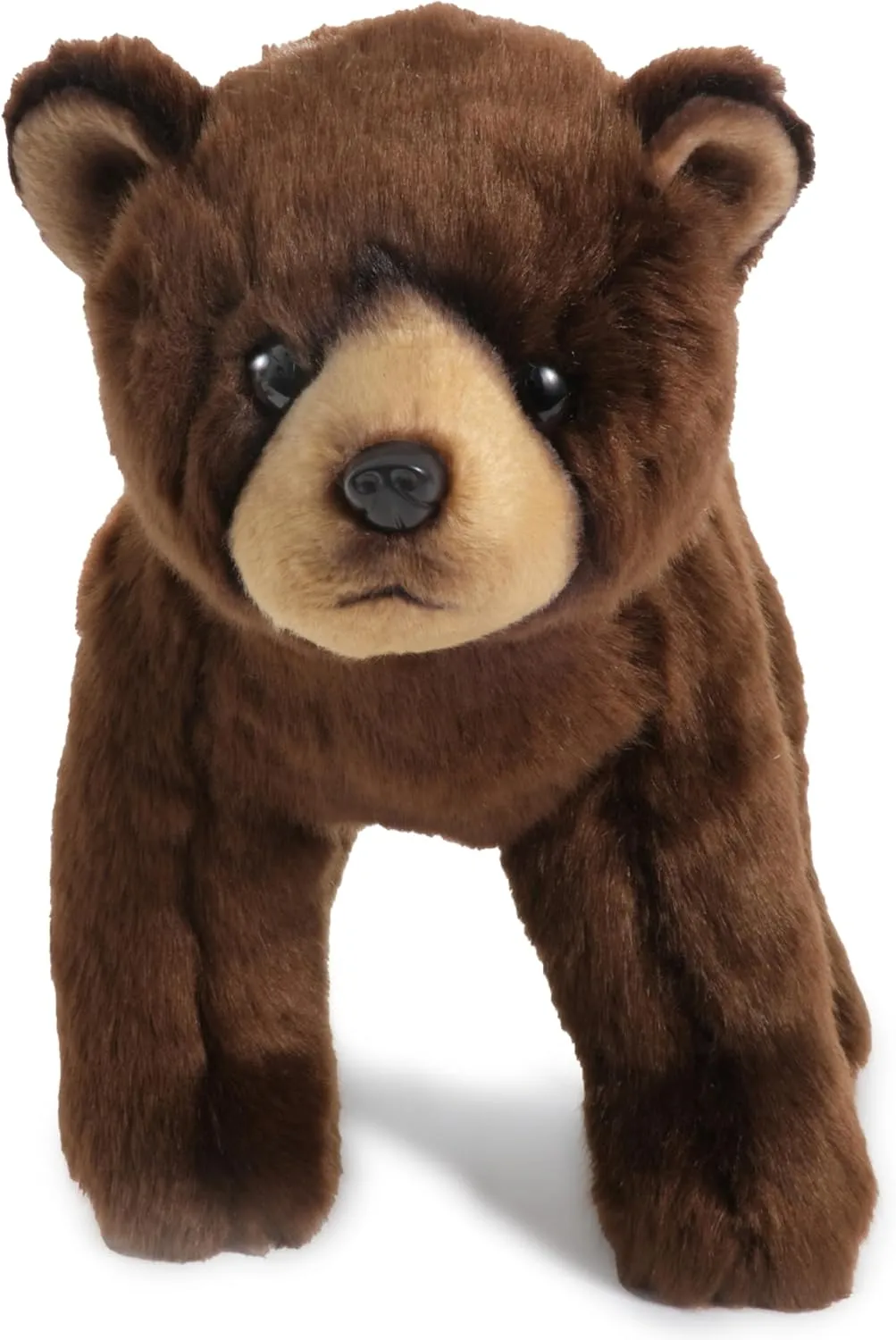 Bearington Grizby The Brown Bear: 13 Inches Tall, Realistic Plush Stuffed Animal Toy with Ultra-Soft Faux Fur, Premium Fill, Expressive Face and Floppy Body; Great Gift for Animal Lovers of All Ages