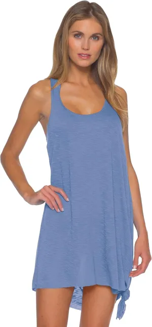 Becca by Rebecca Virtue Breeze Lightweight Beach Dress-Knot Side Tie, Bathing Suit Cover Ups for Women
