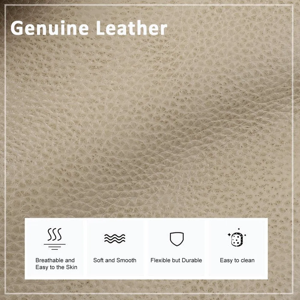 befen Small Genuine Leather Crossbody Purses for Women Trendy Travel Shoulder Handbags with Multiple Zipper Pockets