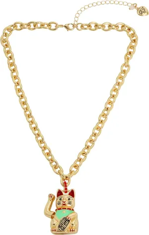 Betsey Johnson Womens Lucky Charm Necklaces
