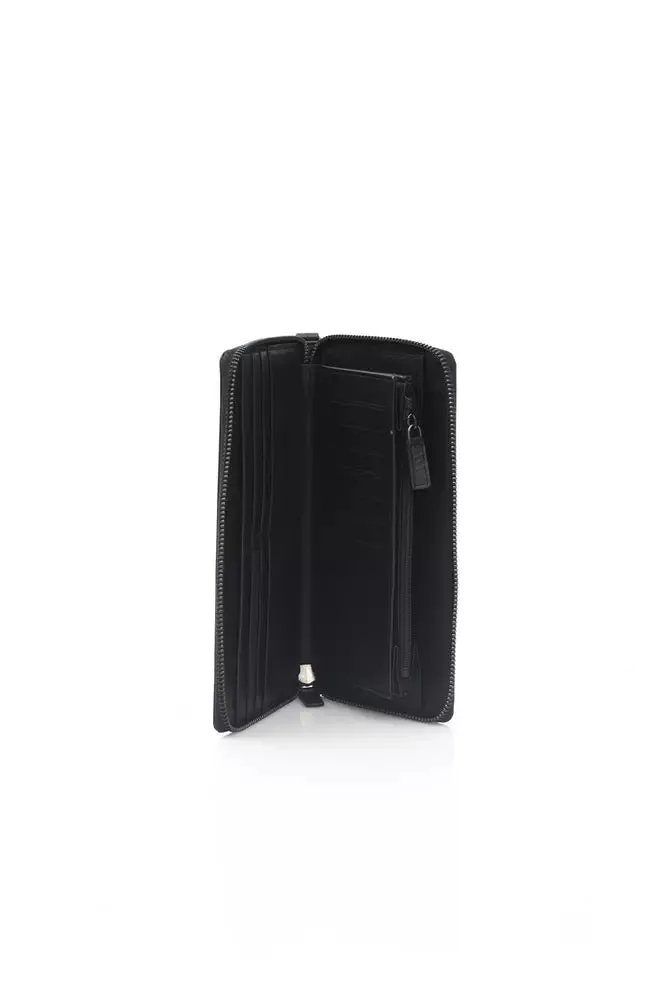 Black Calfskin Men Wallet