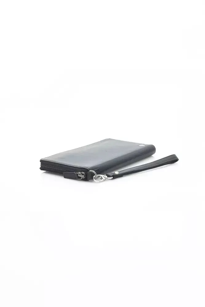 Black Calfskin Men Wallet