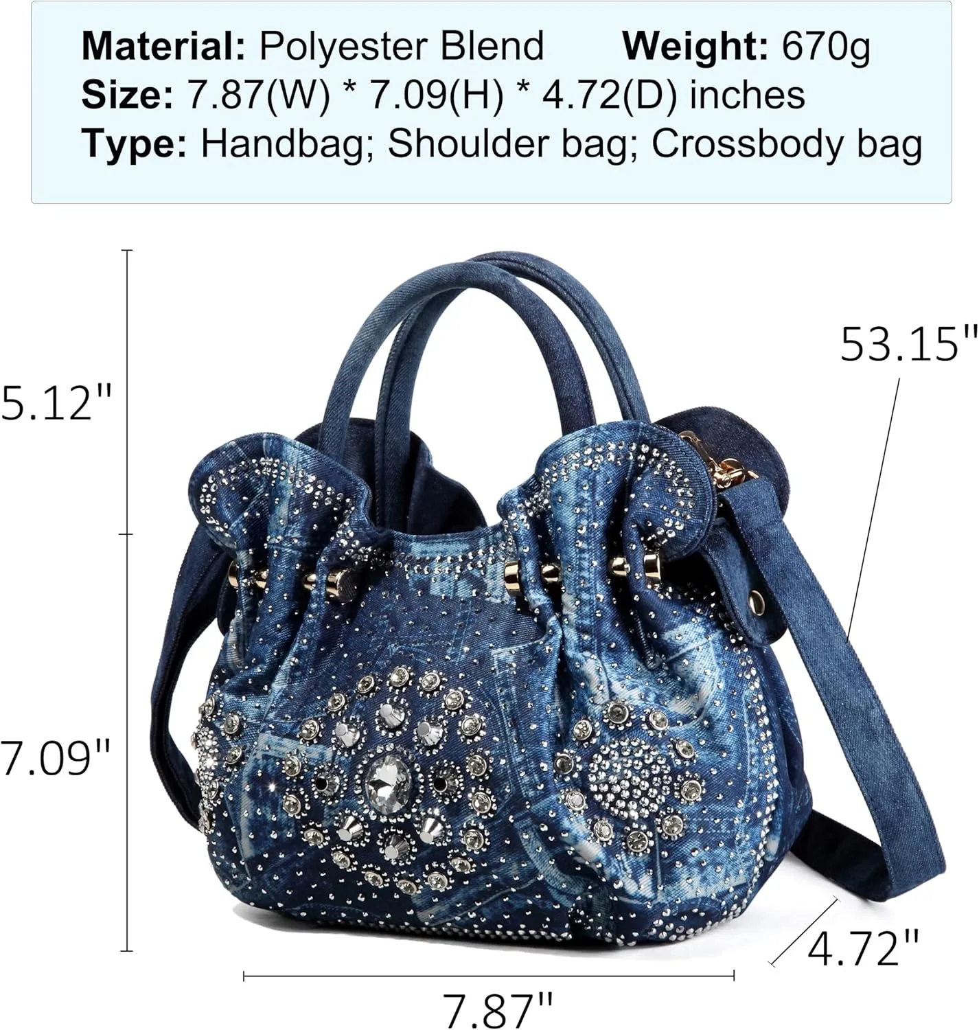 Bling Rhinestone Purse for Women Evening Bag Shoulder Bag Sparkling Crystal Wedding Party Clutches Handbags