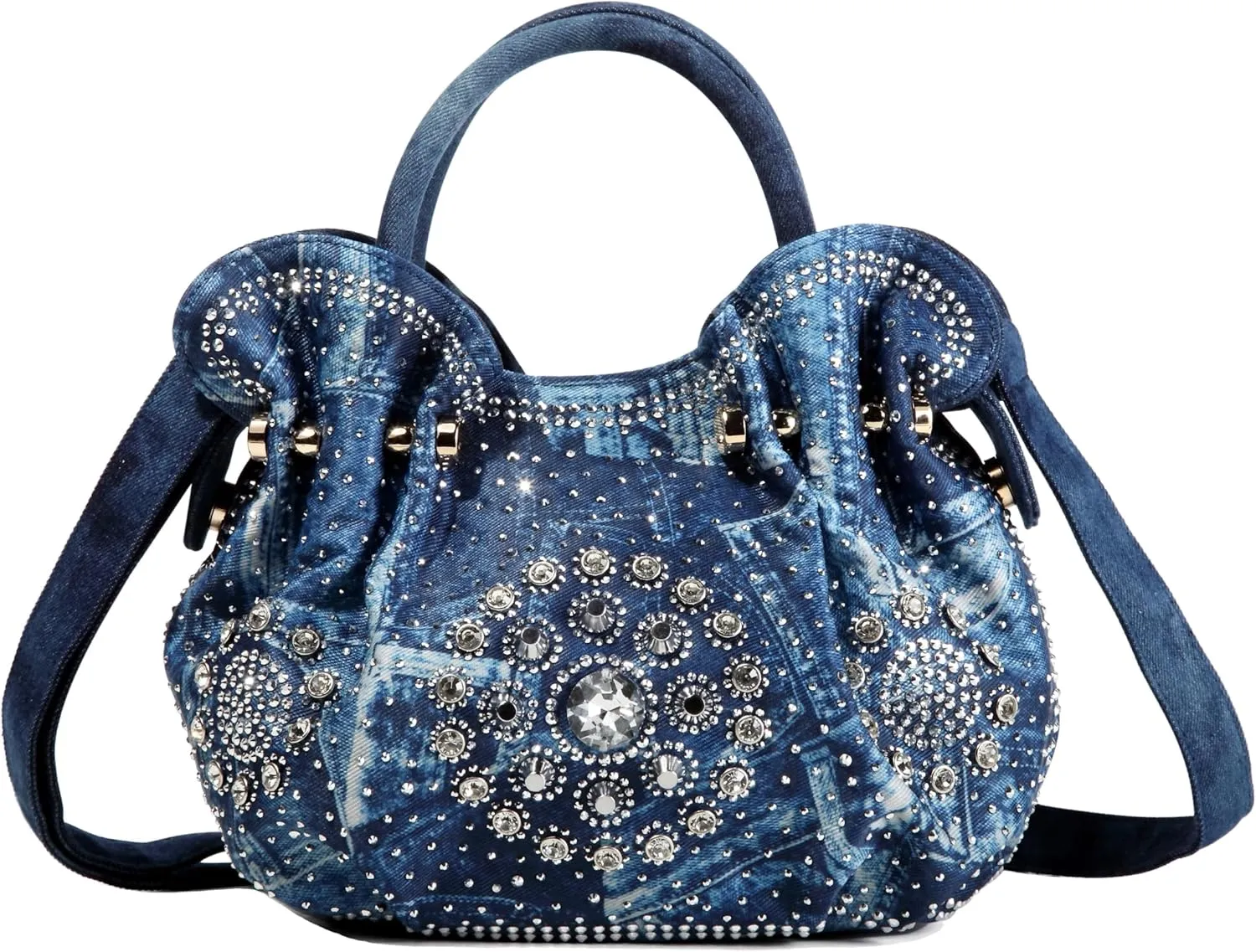 Bling Rhinestone Purse for Women Evening Bag Shoulder Bag Sparkling Crystal Wedding Party Clutches Handbags