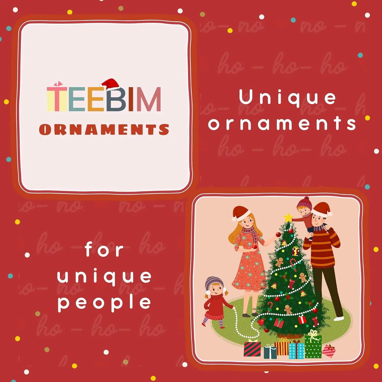 Book Lovers Gifts - Book Ornaments for Christmas Tree - Acrylic Christmas Ornaments