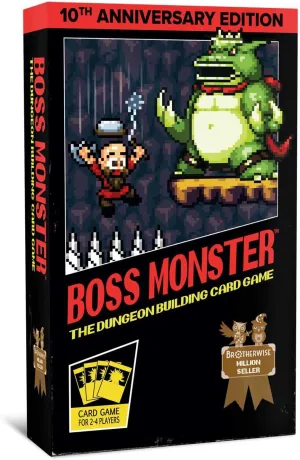 Boss Monster 10th Anniversary Edition by Brotherwise Games, Strategy Board Game