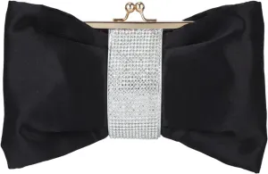 Bow Style Sparkling Purses and Handbags for Women Wedding and Party