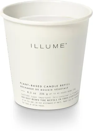 Boxed Glass Candle Refill, Winter White