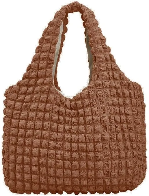 Bubble Hobo Bags for Women Bubble Tote Bag Cloud Shoulder Bag Hobo Bag Casual Purses Satchel Work Bag