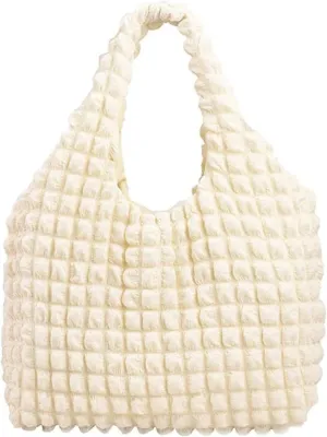 Bubble Hobo Bags for Women Bubble Tote Bag Cloud Shoulder Bag Hobo Bag Casual Purses Satchel Work Bag