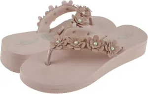 Capelli New York Ladies EVA Wedge Flip Flops