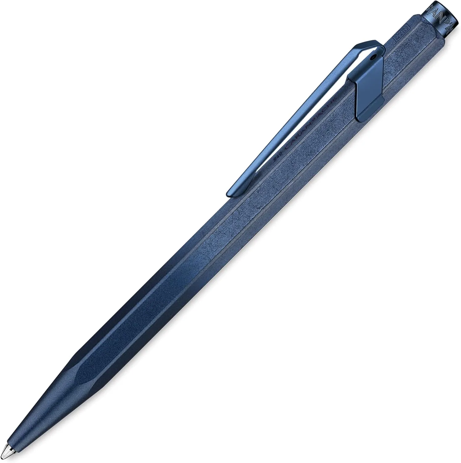 Caran D'Ache 849 Cosmic Blue ballpoint Pen Blue
