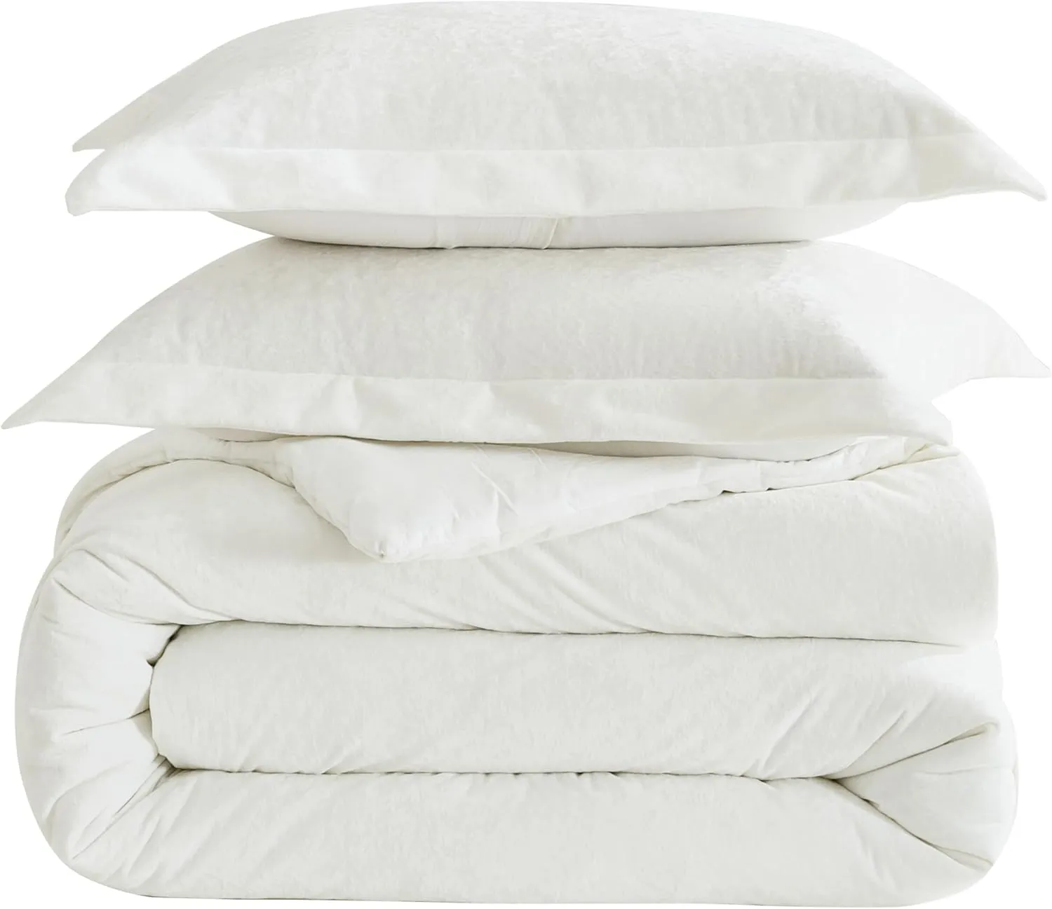 Chezmoi Collection Lux 3-Piece Cream White Velvet Comforter Set Queen Size, All Season Lush Plush Velvet Bedding Set with Soft Washed Microfiber Reverse