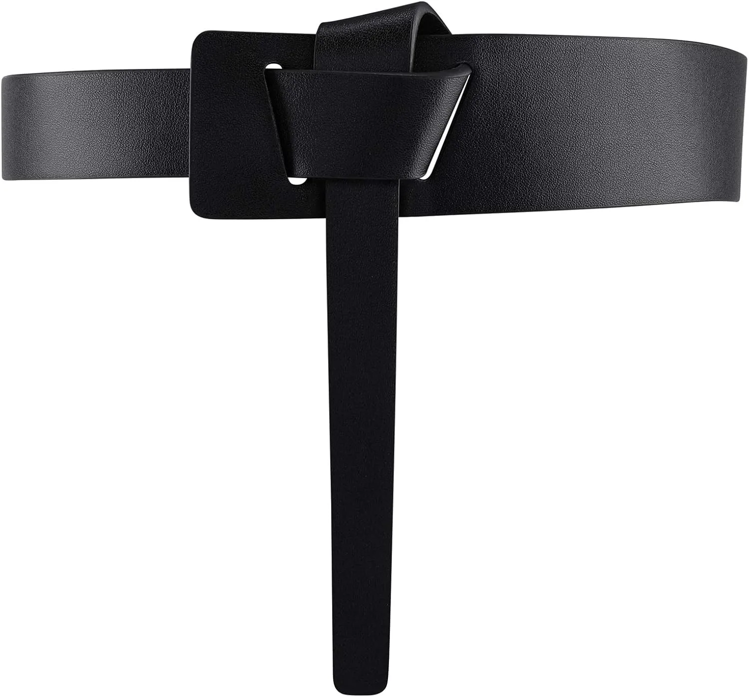 CHIC DIARY Women Fashion Knot Belt for Dress Jeans Cowhide PU Leather Tie Waist Belt No Buckle Cinch Belt