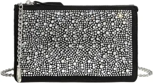 Chic Studded Square Bag - Punk Underarm/Crossbody/Handheld Purse with Chain Strap & Two Compartments. Stylish & Practical