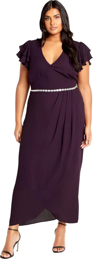 City Chic Plus Size Dress, Enya Maxi Dress