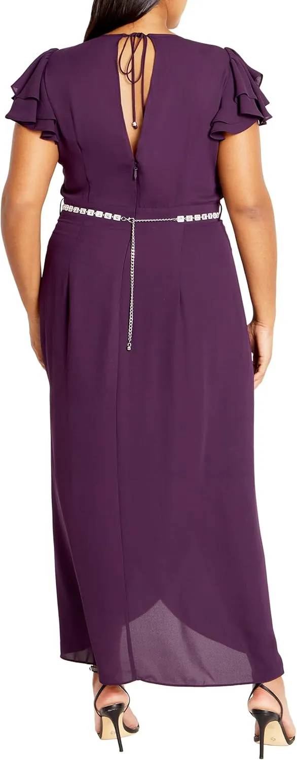 City Chic Plus Size Dress, Enya Maxi Dress