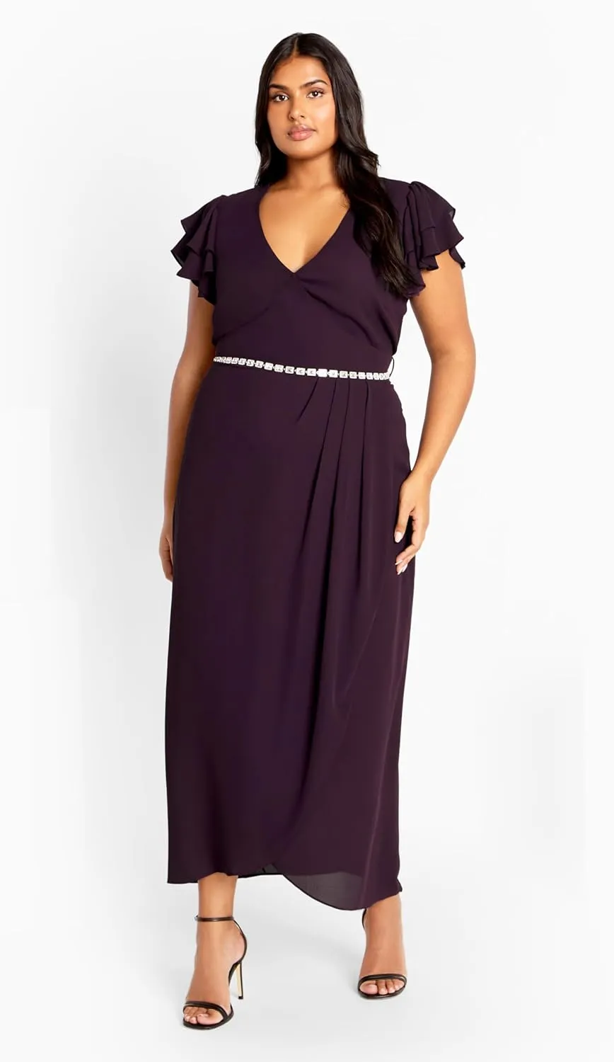 City Chic Plus Size Dress, Enya Maxi Dress