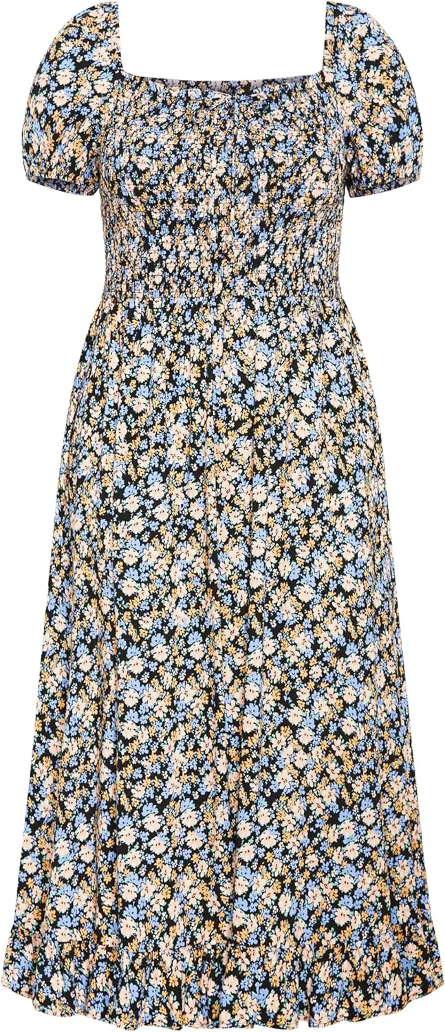 City Chic Plus Size Maxi Emilee in Powder Petal