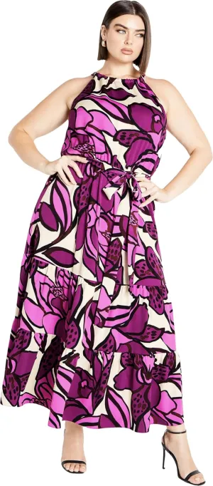 City Chic Plus Size Pants, Fiesta Print Pant