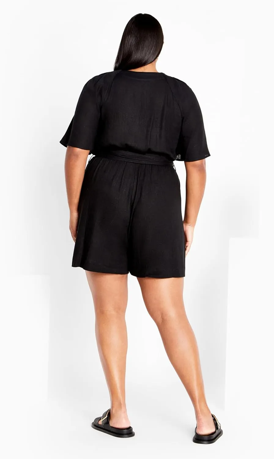 City Chic Plus Size Playsuit, Brielle Playsuit