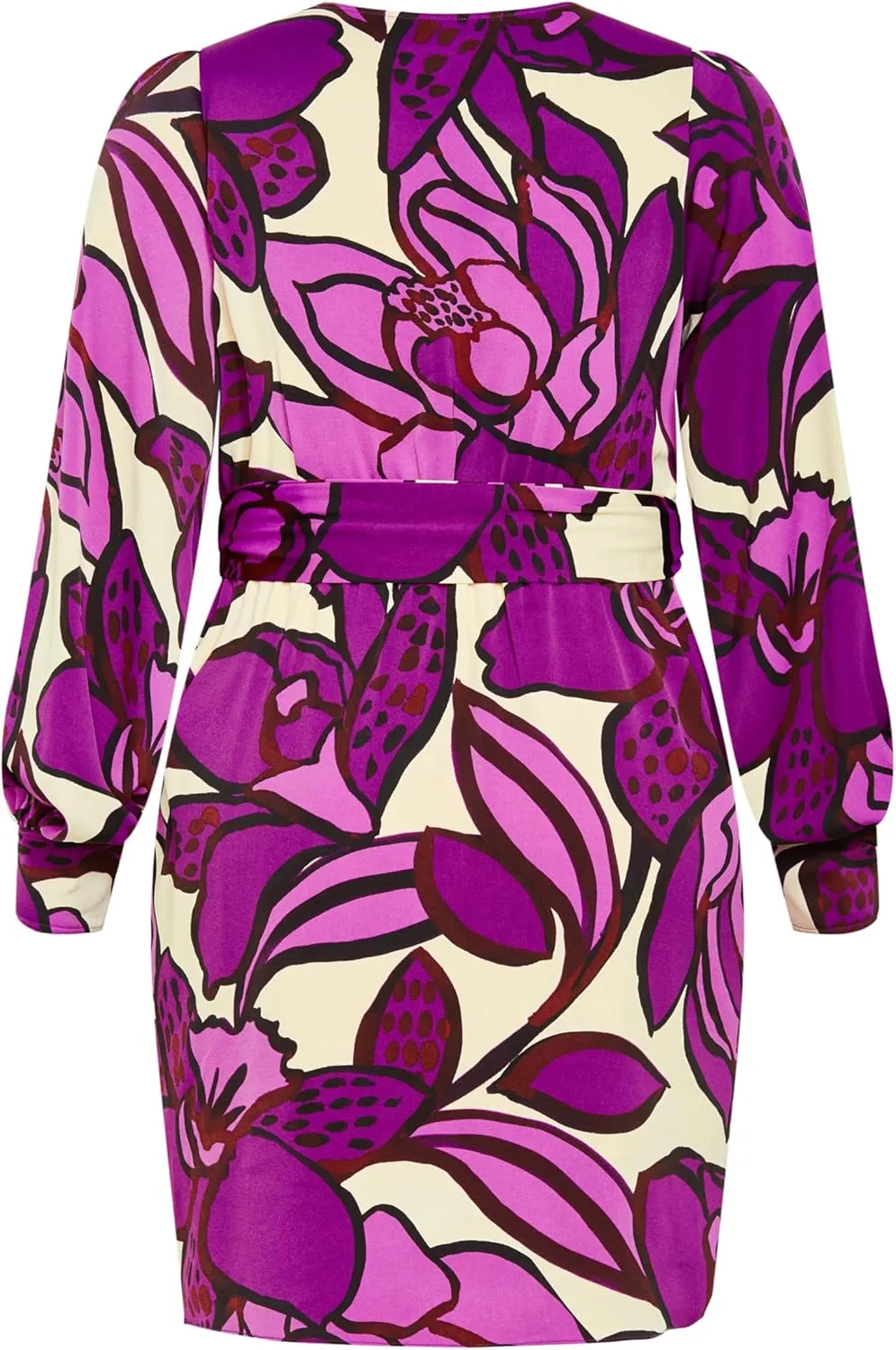City Chic Women's Apparel Women's Amalia Print Dress
