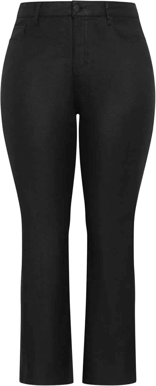 City Chic Women's Apparel Women's City Chic Plus Size Jean H Coated SK