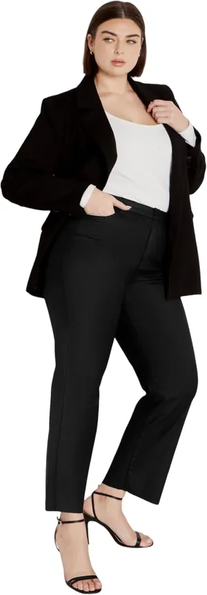 City Chic Women's Apparel Women's City Chic Plus Size Jean H Coated SK