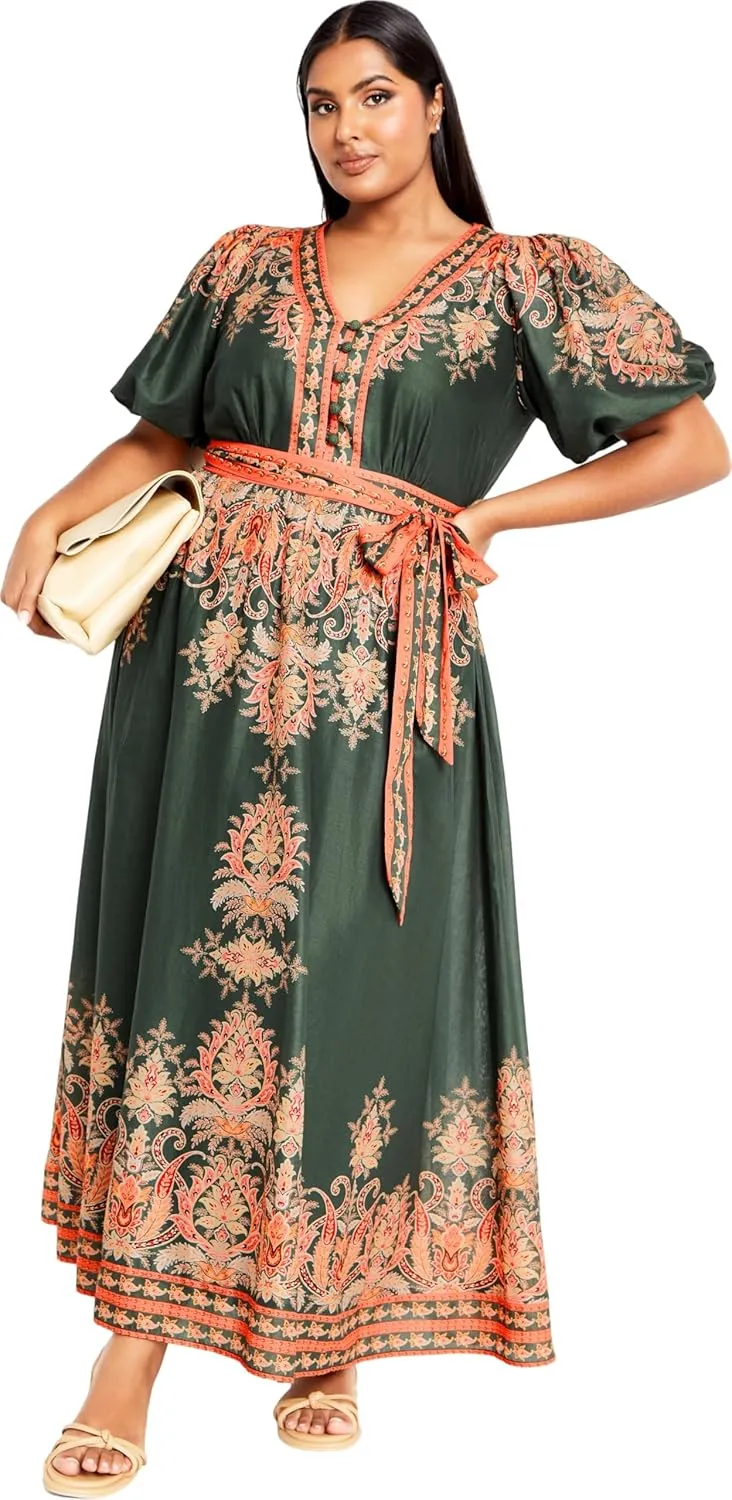 City Chic Women's Apparel Women's Plus Size Higher Love Maxi Dress