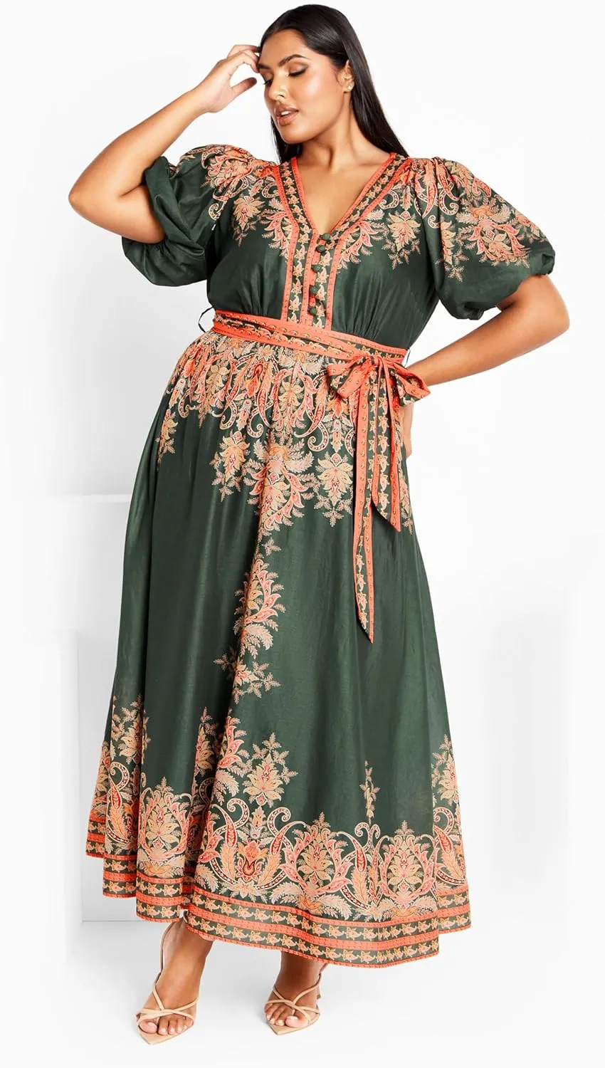 City Chic Women's Apparel Women's Plus Size Higher Love Maxi Dress